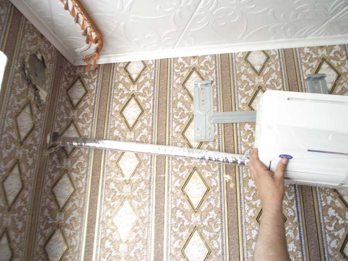 Установка кондиционера своими руками